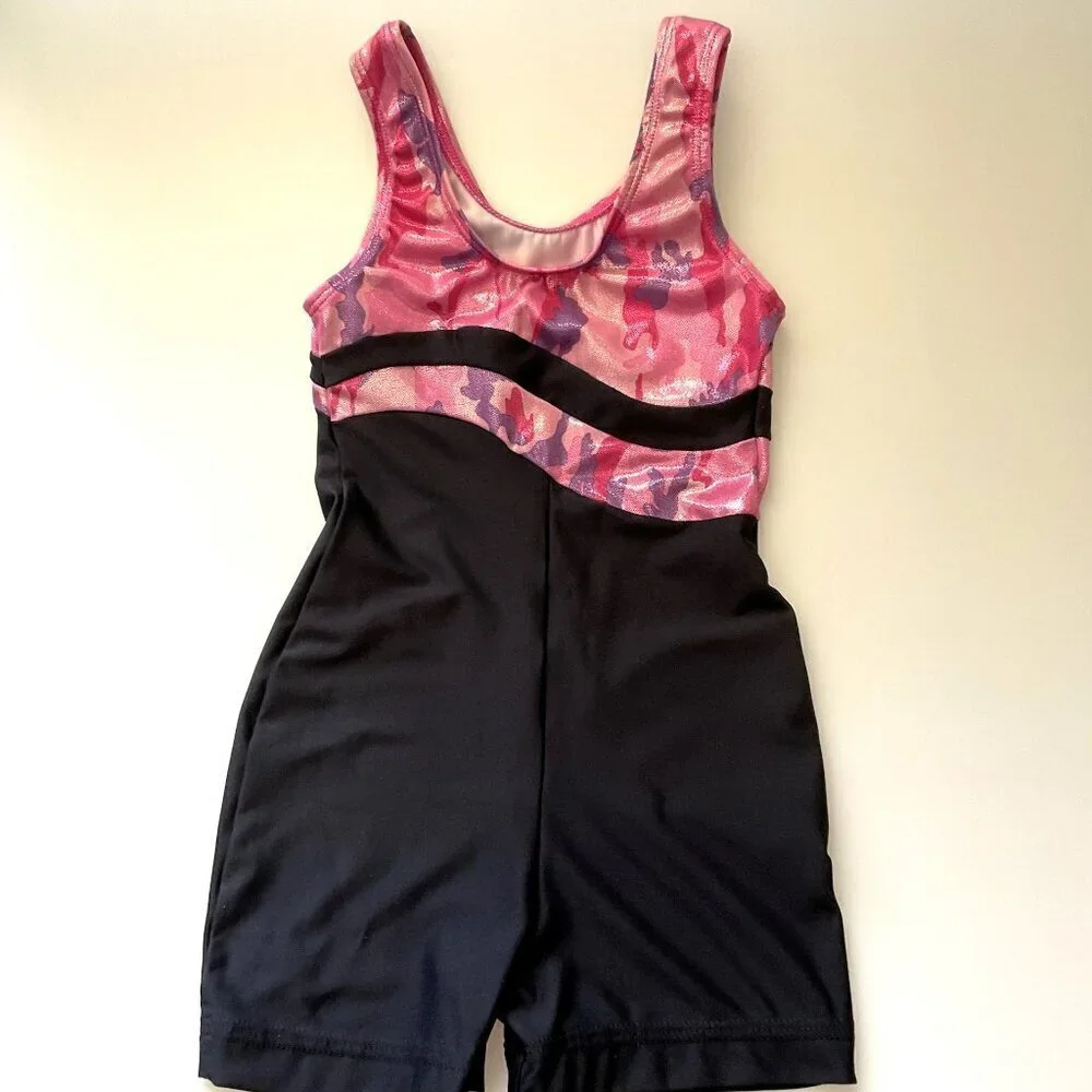 Dance Gymnastics Ballet Shorts Tank Leotard Elite Sportswear